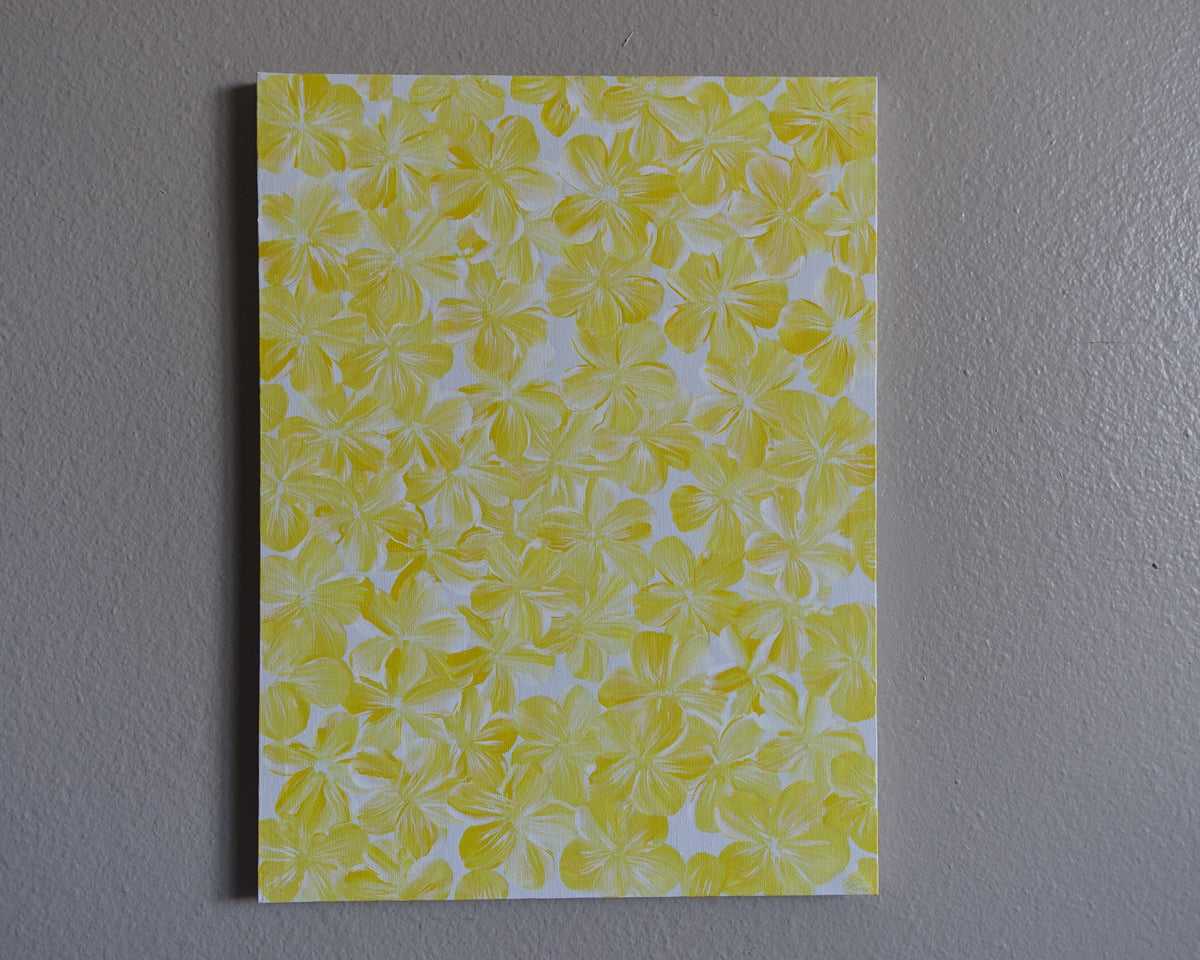 Basket of Plumerias Original Canvas