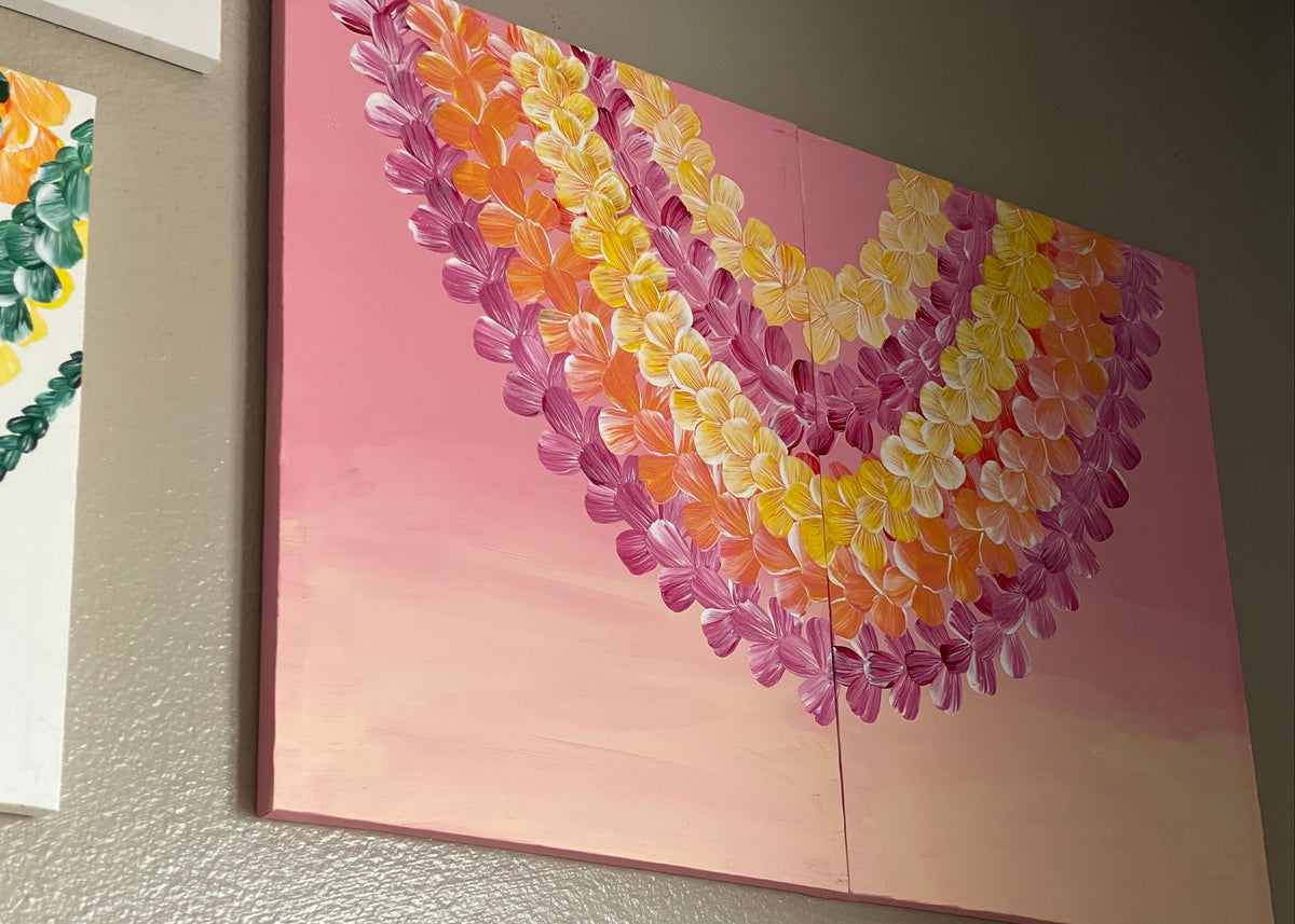 Makalawena Lei Canvas Original