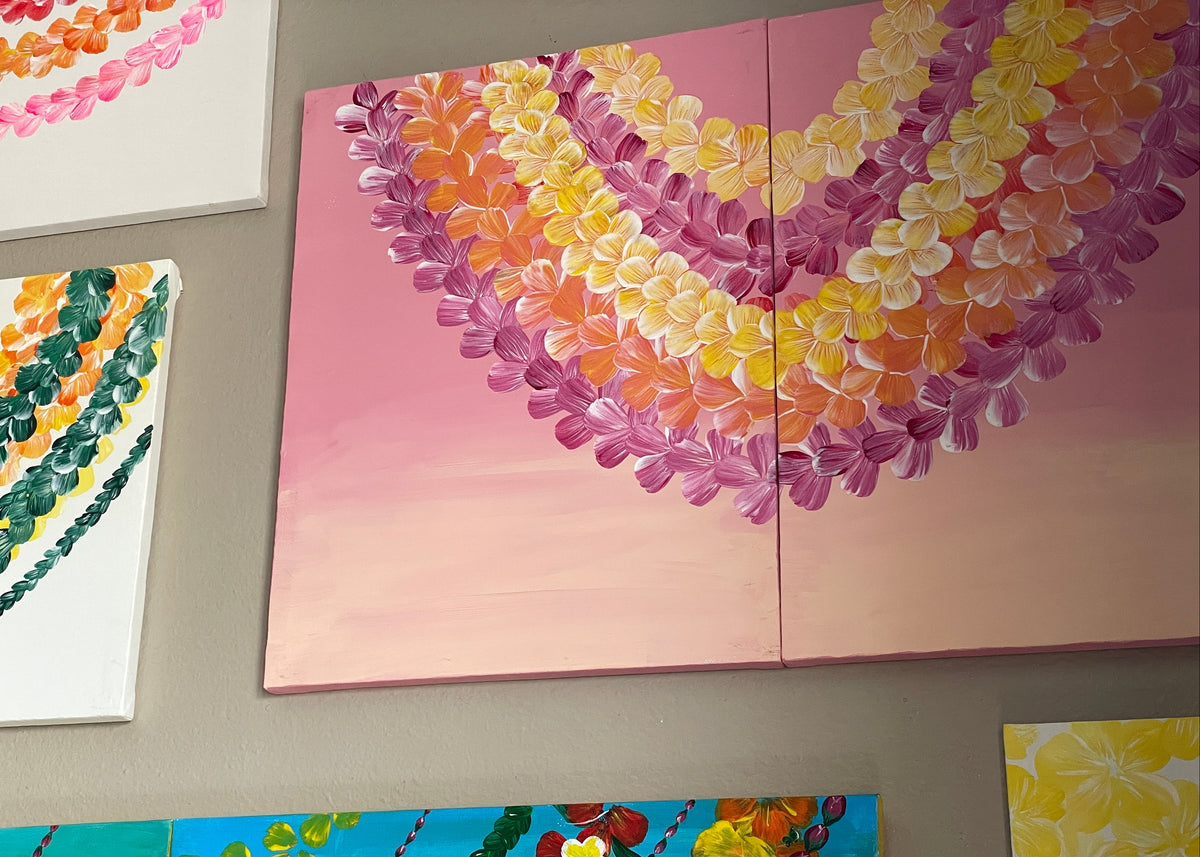 Makalawena Lei Canvas Original