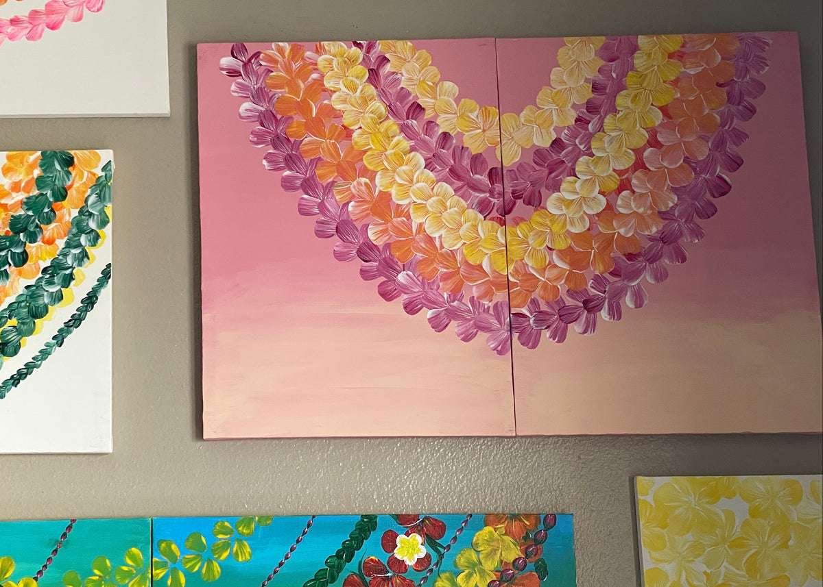 Makalawena Lei Canvas Original