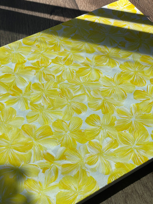 Basket of Plumerias Original Canvas