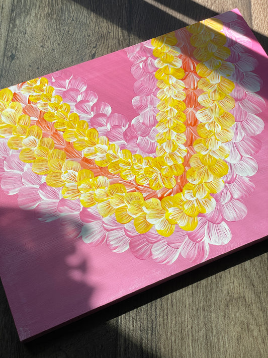 O'oma Lei Original Canvas